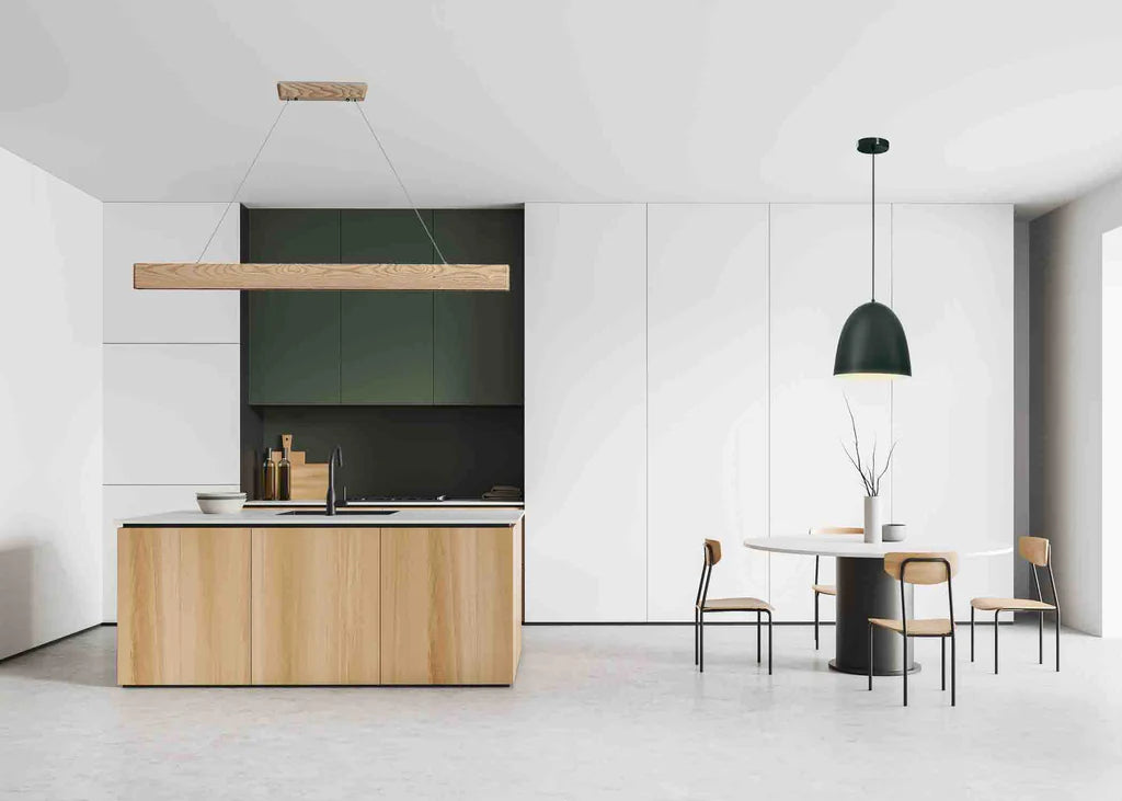 LED Wooden Pendant Light 21w